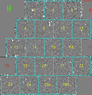 H band mosaic