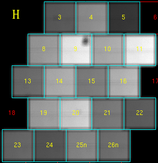 H band weightmap