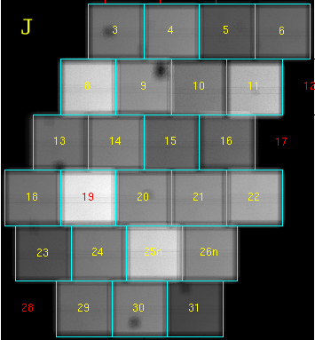 J band weightmap