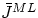 $\bar{J}^{ML}$