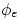 $\phi_{e}$