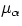 $\mu_\alpha$