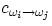 $c_{\omega_i\to\omega_j}$