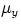 $\mu_y$