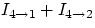 $I_{4\rightarrow1}+I_{4\rightarrow2}$